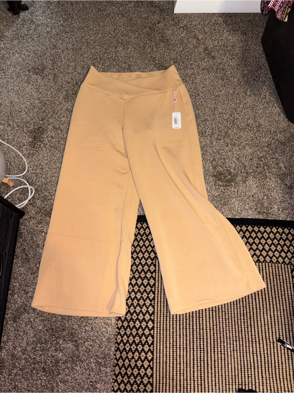 Simply Southern Beige Wide-Leg Pants